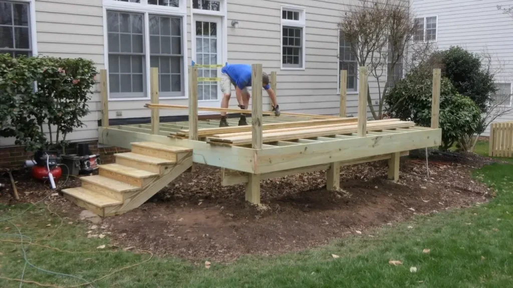 Custom Deck building image