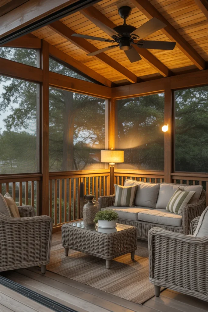 Cozy Screened Deck