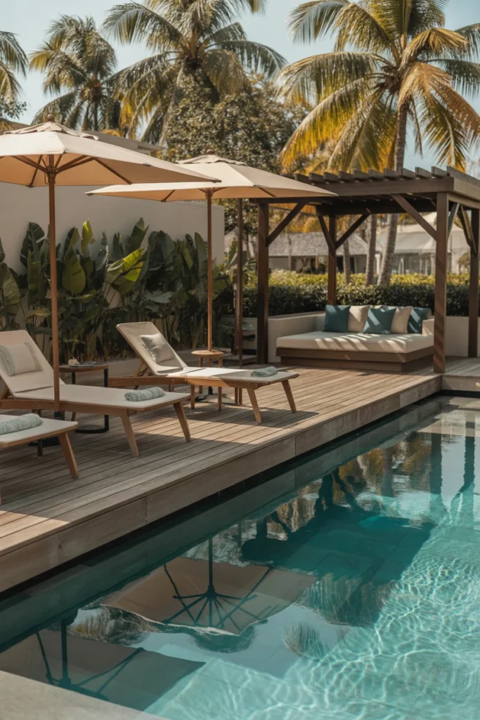 Poolside Deck Design
