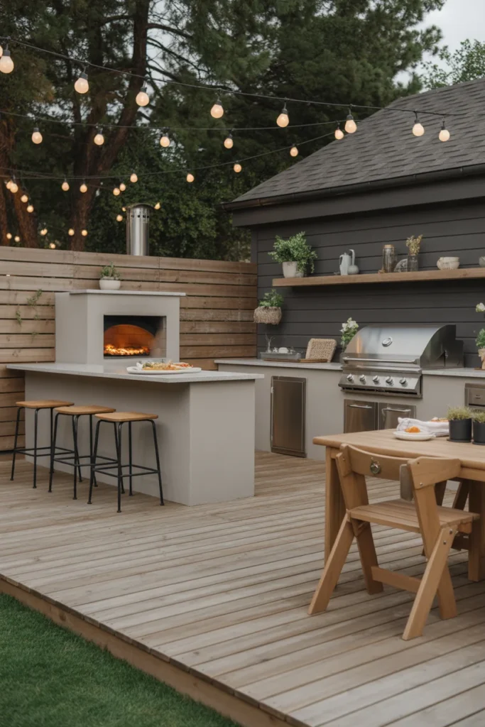 Outdoor Kitchen Deck
